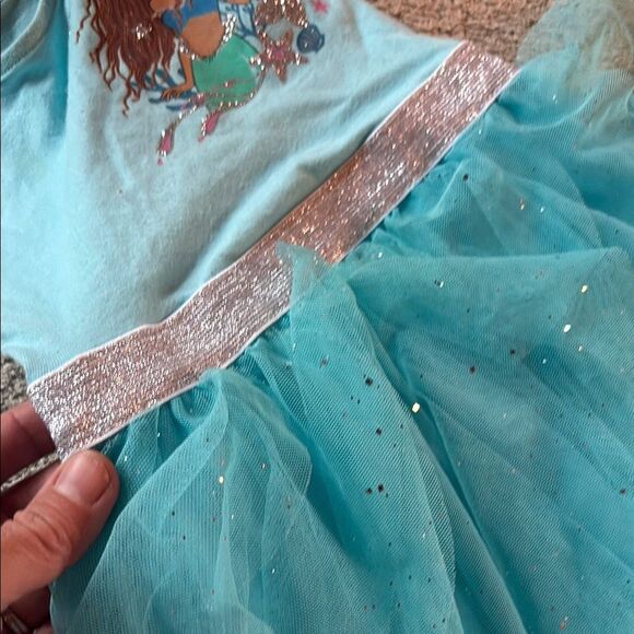 2023 Ariel Aqua Princess Costume Dress - Picture 5 of 10